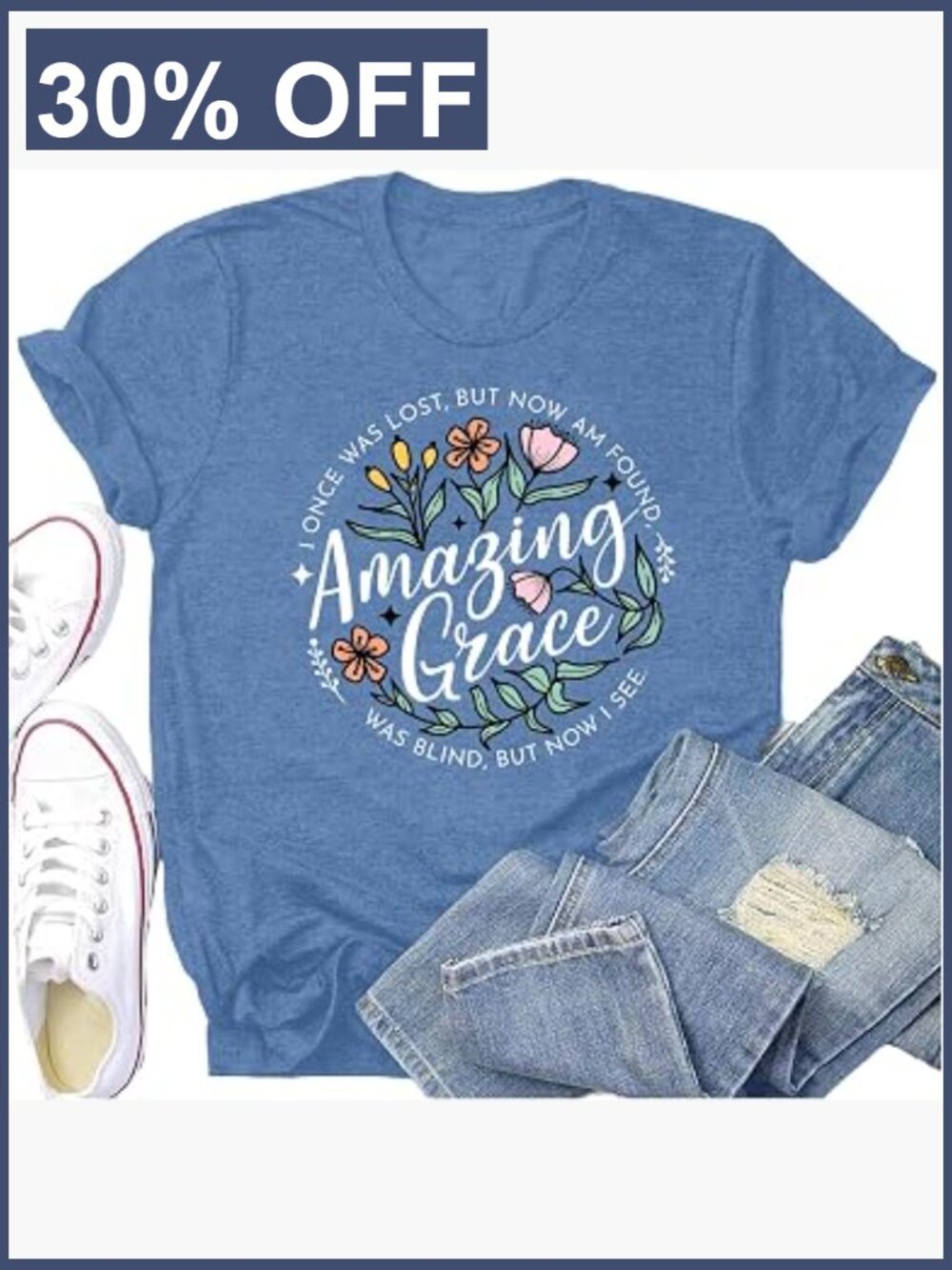 Women's Christian Faith Bible Verse T Shirt Retro Graphic Tee